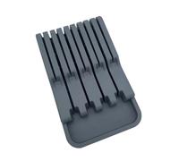 Beavorty Support de Couteaux Cuisine en Plastique, Organiseur de Rangement Compact et Multifonctionnel pour Lames, Grille de Découpe Résistante, pour Rangement la Cuisine et Ustensiles,