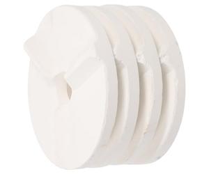 Beavorty Support de Four en Oxyde D'aluminium Réfractaire Blanc, 4pcs, Résistant la Déformation pour Travaux de Poterie et Céramique DIY