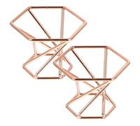 Beavorty Support De Rangement Pour Éponges À Maquillage Lot De 2 Couleur Or Rose Pour Femmes Et Filles
