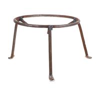 Beavorty Support en Métal pour Wok et Casseroles, Grille de Cuisson Multifonction Portable, Adapté aux Voyages en Plein Air Barbecues Extérieurs, Trépied Compact