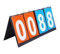 Beavorty Tableau de Score Portable à 4 Chiffres, Marqueur Sportif Multifonction pour Football, Basketball, Tennis de Table - Affichage Manuel Réutilisable, Léger et Solide pour Matchs