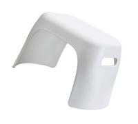 Beavorty Tabouret pour Garçon et Filles Blanc en PP Antidérapant, Style Nordique Simple Capacité de Charge Élevée, Empilable, Maison Maternelle