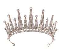 Beavorty -tête De Luxe En Strass Accessoire De Mariée Pour Banquet De Mariage Fête De Noël
