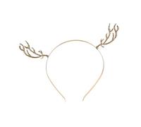 Beavorty -tête De Noël Métal -tête De Noël Pour Filles Coiffe De Cerf Accessoires Pour Cheveux De Mariée
