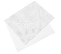 Beavorty Tissu Antidérapant sous-Tapis en Non-tissé Blanc Points en Silicone Épaissis, Design Simple et Pratique, pour Escaliers Extérieurs et Sols Instables