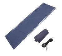 Beavorty Tissu de Remplacement pour Chaise Pliante D'extérieur 49 Cm Bleu Marine Coussin et Corde Nappe Résistante pour Chaise Longue de Camping et Balcon Accessoire Pratique