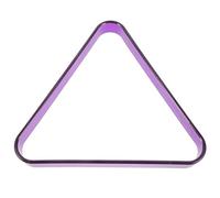 Beavorty Triangle Billard Grand Format 2-1/4 Support Triangulaire en Plastique Violet pour Boules de Billard Standard à Domicile et Salle de Jeux Solide et Pratique