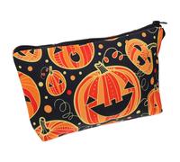 Beavorty Trousse De Maquillage d'halloween De Rangement À Fermeture Éclair Et Toile Tendance pour Petite Amie Maman Amie