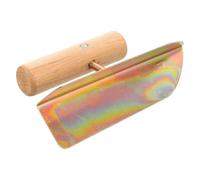Beavorty Truelle à briques en bois et fer pour finition murale, outil robuste pour enduit, grattage du mastic et remplissage des joints, pour peintres et maçons en rénovation
