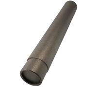 Beavorty Tube Télescopique de Rangement pour Affiches et Dessins, Boîte Cylindrique Noire et Or 52 Cm Extensible à 95 Cm, Diamètre Intérieur 6,8 Cm, Tube Portable pour Transport et