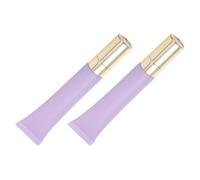 Beavorty Tubes de Crème Yeux Vides 20Ml Embout Masseur en Alliage de Zinc Lot de 2 Pièces Tubes Rechargeables pour Huiles Essentielles Compacts et Légers Applicateurs Précis pour