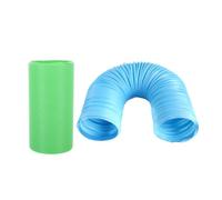 Beavorty Tunnel Jouet d'exercice et Cachette en Plastique pour Petits Animaux Pliable 2pcs pour Hamsters et Rats, Adapté la Maison Extérieur