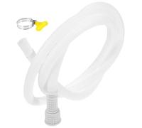 Beavorty Tuyau de drainage pour climatiseur, Tuyau flexible en PVC de 2 m, Remplacement universel pour climatiseur multi-split et portable, Blanc, 78,74 pouces