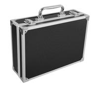 Beavorty Valise à Outils en Alliage D'aluminium 28 X 19,5 X 8 Cm, Boîte à Outils Artisanale Portable Serrure Sécurisée, Mallette Multifonction Compacte pour Rangement et Transport