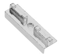 Beavorty Verrou de Fenêtre en Alliage de Zinc Gâche et Blocage pour Fenêtre à Battant 4.4X1.2X1.0Cm Argenté Accessoire de Verrouillage pour Usage Domestique