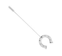 Beavorty Vintage Horseshoe Brooch Pin Secure Clasp Unisex Lapel Pin For Suits Cardigans Dresses Tarnish Resistant Accessory For Women And Men