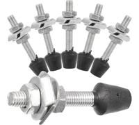 Beavorty Vis de Serrage à Bascule Pression de Serrage Stable et Prise Sécurisée Lot de 6 en Fer Galvanisé Argenté M8 Accessoires pour Travail du Bois