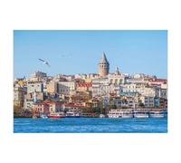 BEAYODKP 5d Diamant Broderie，Istanbul - la ville entre deux mondes，Diamant Croix Peinture Kits Diy（50 x 60 cm/19.68 x 23.62 pouces）-AG16