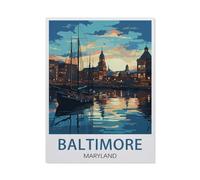 BEAYODKP 5D DIY Diamant Peinture，Baltimore, Maryland，Diamant Point De Croix Mosa?que Image Halloween Diamant Broderie（40 x 50 cm/15.74 x 19.68 pouces）-BR4