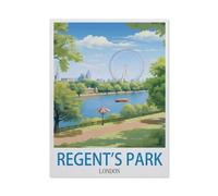BEAYODKP 5D DIY Diamant Peinture Kit，Regent’s Park Londres（30 x 40 cm）