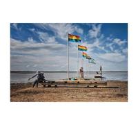 BEAYODKP 5D Diy Diamond Painting，Dangast sur la mer du Nord，Cross Stitch Full Diamond Embroidery Mosaic Pattern Beaded Embroidery（40 x 50 cm/15.74 x 19.68 pouces）-AE83