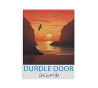 BEAYODKP 5D Diy Diamond Painting，Durdle Door, Angleterre，Cross Stitch Full Diamond Embroidery Mosaic Pattern Beaded Embroidery（30 x 40 cm/11.81 x 15.74 pouces）-HX76