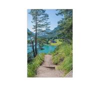 BEAYODKP 5D Diy Diamond Painting，Gaisalmsteig, lac Achensee，Cross Stitch Full Diamond Embroidery Mosaic Pattern Beaded Embroidery（30 x 40 cm/11.81 x 15.74 pouces）-AD43