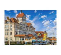 BEAYODKP 5D Diy Diamond Painting，Kühlungsborn Impressionen，Cross Stitch Full Diamond Embroidery Mosaic Pattern Beaded Embroidery（30 x 40 cm/11.81 x 15.74 pouces）-AB63