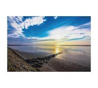 BEAYODKP 5D Diy Diamond Painting，Mer des Wadden, mer du Nord，Cross Stitch Full Diamond Embroidery Mosaic Pattern Beaded Embroidery（30 x 40 cm/11.81 x 15.74 pouces）-AE43