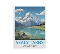 BEAYODKP 5D Diy Diamond Painting，Point de vue de Sealy Tarns，Cross Stitch Full Diamond Embroidery Mosaic Pattern Beaded Embroidery（30 x 40 cm/11.81 x 15.74 pouces）-HY36