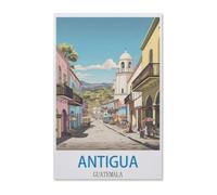 BEAYODKP 5D Diy Diamond Painting，Poster de voyage vintage Antigua Guatemala，Cross Stitch Full Diamond Embroidery Mosaic Pattern Beaded Embroidery（40 x 50 cm/15.74 x 19.68 pouces）-E87