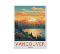 BEAYODKP 5D Diy Diamond Painting，Vancouver, Canada，Cross Stitch Full Diamond Embroidery Mosaic Pattern Beaded Embroidery（30 x 40 cm/11.81 x 15.74 pouces）-BB38