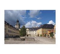 BEAYODKP Château de Heidecksburg à Rudolstadt，Kit de peinture diamant 5D bricolage, strass point de croix, broderie à la main cadeau de vacances adulte/enfant（40 x 50 cm/15.74 x 19.68 pouces）-AD37