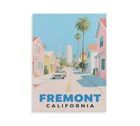 BEAYODKP Diy 5D Diamond Painting Kits，Fremont Californie，Diamond Painting Kits pour Tableau Decoration Murale Salon Broderie Diamant kit Complet（40 x 50 cm/15.74 x 19.68 pouces）-HN51