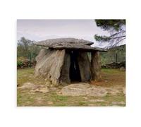 BEAYODKP Dolmens et menhirs - culture mégalithique en Europe，Décoration murale - Plaque en métal pour bar, pub, club, grotte(30x40cm 12x16 inch-BF35