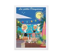 BEAYODKP Filles de Sainte-Adresse France，Vintage Métal Signe D'Étain pour la Maison Cuisine Ferme Jardin Garage Décoration Murale(15x30cm 6x12 inch-BP80