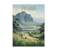 BEAYODKP Irlande，DIY Peinture par Numéro Adultes Enfants Enfants DIY Acrylique Peinture Kit,Cadeau de Peinture à l'huile créative Peinte à la Main（20x30cm）-S58