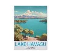 BEAYODKP Kits de peinture diamant 5D，Lac Havasu, Arizona，Full Drill Arts du diamant Peinture par numéros Kits pour la décoration murale de la maison（30 x 40 cm/11.81 x 15.74 pouces）-BD94