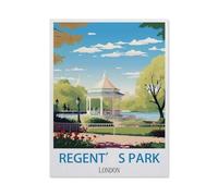 BEAYODKP Kits de peinture diamant 5D，Parc Regent’s Londres（40x50cm）