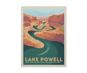 BEAYODKP Lac Powell，Kit de peinture diamant 5D Kit complet d'art en cristal pour adultes et enfants（40 x 50 cm/15.74 x 19.68 pouces）-HP85