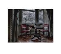 BEAYODKP Lieux mystérieux - Perdus，Vintage Métal Étain Signe Rétro Fer Affiche Peinture pour la Maison Bar Café Cuisine Restaurant Décoration Murale(30x40cm 12x16 inch-AD99