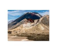 BEAYODKP Panneau en étain en métal，Traversée de Tongariro - Parc national de Tongariro，décor de maison pour café, Bar, décor Vintage(15x30cm 6x12 inch-AT40