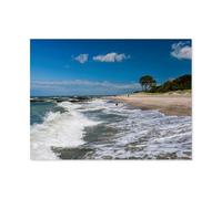 BEAYODKP Panneau Métal Vintage，Plage d’Ahrenshoop，Fer Plaque Peinture Rétro Décoration Murale Art Mural à Suspendre pour Jardin Cour Maison Café Extérieur Club Bar(20x30cm 8x12 inch-AR7