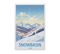 BEAYODKP Peinture de diamants 5D DIY，avec motif bassin de neige Utah，Kit de broderie en cristal pour adultes et enfants Kit de point de Croix Rhinestone Home Decoration（40 x 50 cm）-F36