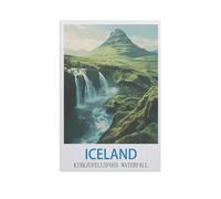 BEAYODKP Peinture Numero Adulte，Chute Kirkjufellsfoss, Islande，Acryliques Peinture par Numéros pour Adultes Débutants Enfants, Loisirs Créatifs Adultes pour Tableau Decoration Murale（50x60cm）-GB32