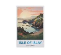 BEAYODKP Peinture Numero Adulte,Île d'Islay Écosse,Acryliques Peinture par Numéros pour Adultes Débutants Enfants, Loisirs Créatifs Adultes pour Tableau Decoration Murale(20x30cm)-GK84