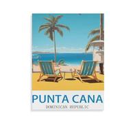 BEAYODKP Peinture Numero Adulte,Punta Cana République dominicaine,Acryliques Peinture par Numéros pour Adultes Débutants Enfants, Loisirs Créatifs Adultes pour Tableau Decoration Murale(50x60cm-N28