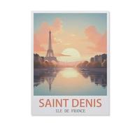 BEAYODKP Peinture Numero Adulte,Saint-Denis Île-de-France,Acryliques Peinture par Numéros pour Adultes Débutants Enfants, Loisirs Créatifs Adultes pour Tableau Decoration Murale(30x40cm)-GM28