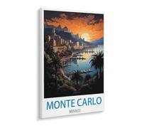 BEAYODKP peinture par numero adulte Cadeau de Peinture à l'huile de Bricolage numérique，Monte Carlo Monaco，pour Enfants Adultes Peindre par Nombre Kits Home Decor(20x30cm-V1