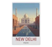 BEAYODKP Peinture par Numéro Adulte，New Delhi Inde，Peinture par Numéro pour Enfants, Débutants Loisirs Créatifs Adultes Bricolage Peinture à l'huile Livrée avec Peinture et Pinceau(50x60cm-AE35